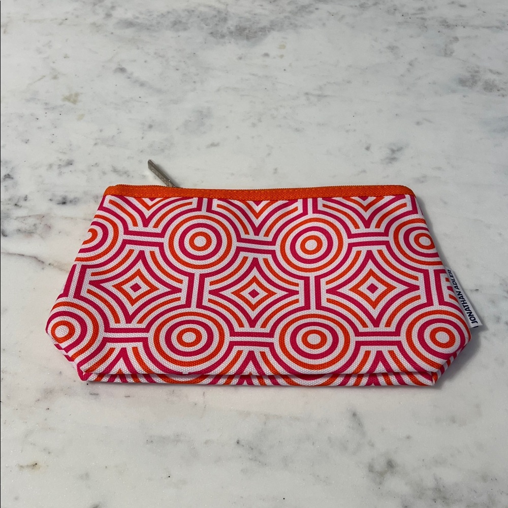Clinique Pink and Orange Clutch